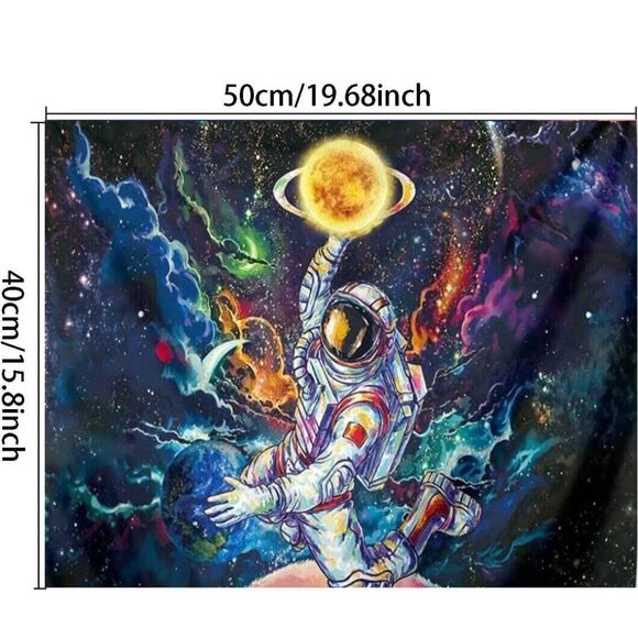 Paint by Number Canvas Kit Starry Sun 16x16 inch - Picture 2 of 5